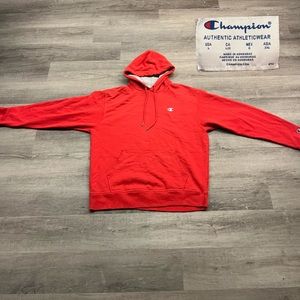 Mens Large Red Champion Hoodie